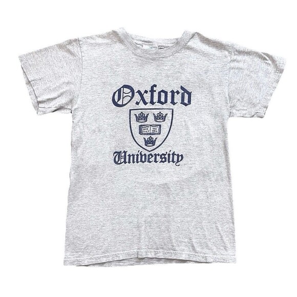 Vintage Oxford University Collegiate Short Sleeve T Shirt - Picture 1 of 3
